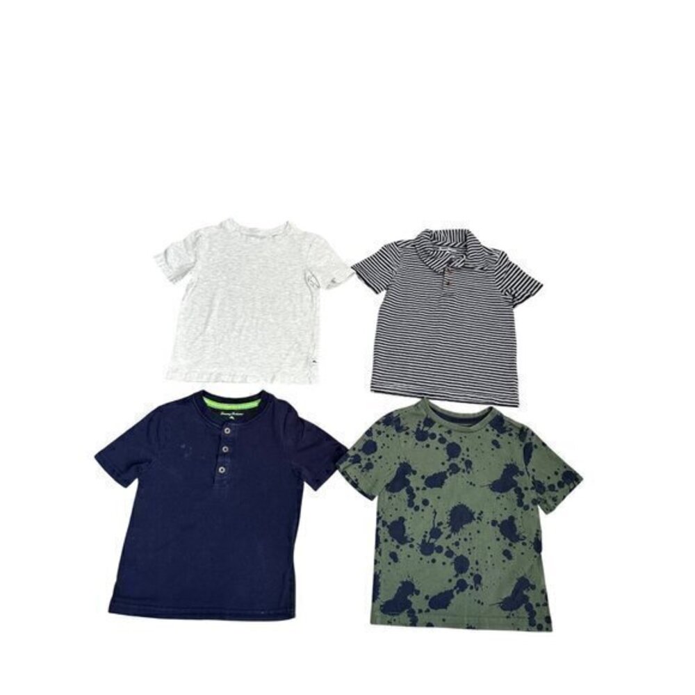 Boys Mixed T-Shirt Lot Size XS (4) Includes Tommy Bahama Various Styles